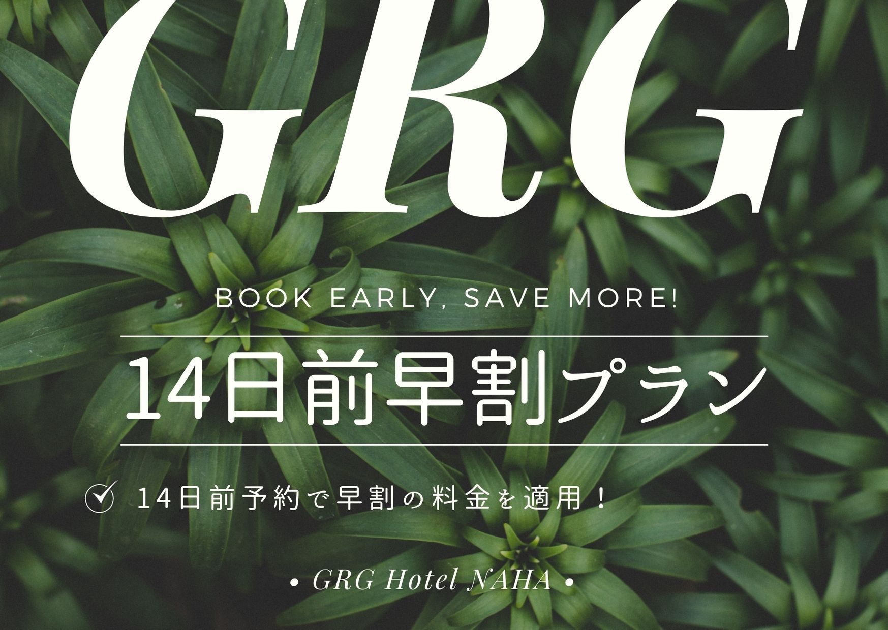 14日前予約でお得に那覇ステイ♪朝食付 14日前予約でお得に那覇ステイ♪朝食付